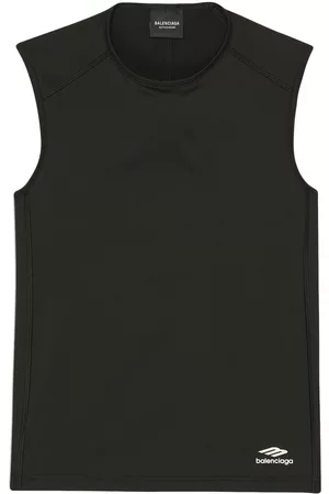 Balenciaga Logo-print sleeveless tank top