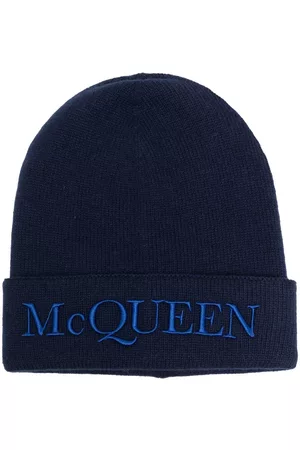 Alexander McQueen Logo-embroidered cashmere beanie