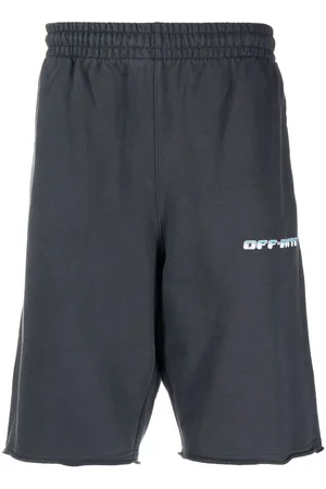 OFF-WHITE Arrows logo-print shorts