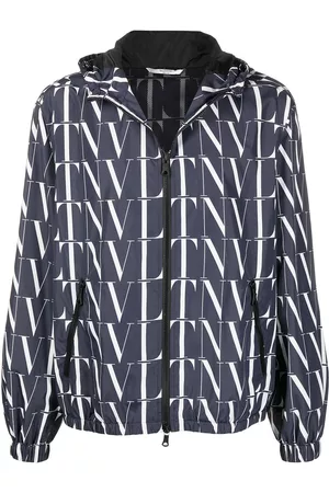 VALENTINO VLTN zip-up hooded jacket