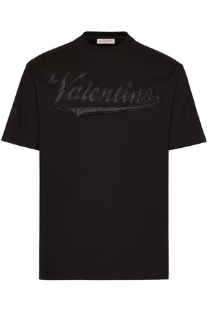 VALENTINO Homem T-shirts & Manga Curta - Logo-patch short-sleeved T-shirt