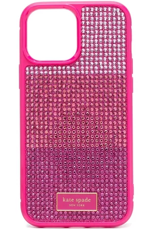 Kate Spade Mulher Phones - Rhinestone-embellished iPhone 13 Pro Max case
