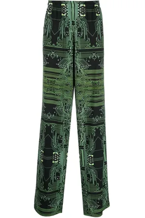 Vetements Cyber Fluid wide-leg trousers