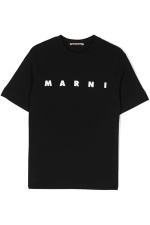 Marni Logo-print crew-neck T-shirt