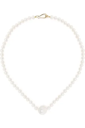Mizuki 14kt yellow gold Sea of Beauty freshwater pearl necklace