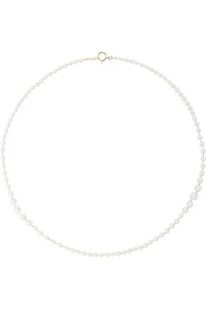 Mizuki 14kt yellow Sea Of Beauty Akoya pearl necklace