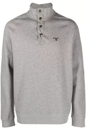 Barbour Embroidered-logo high-neck sweatshirt