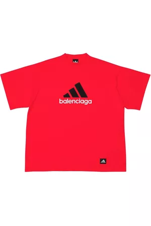 Balenciaga X adidas logo-print T-shirt