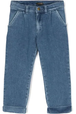 Mini Rodini Logo-embroidered jeans