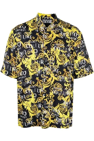 VERSACE Homem Camisas de Manga curta - Baroque-print short-sleeve shirt
