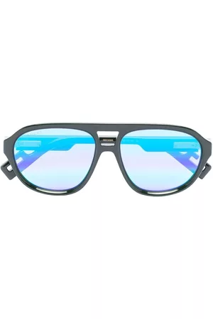 Gucci Mulher Óculos de Sol - Mirrored pilot-frame sunglasses