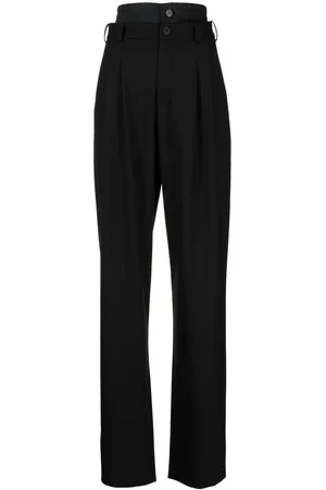 MONSE Double-waist straight-leg trousers
