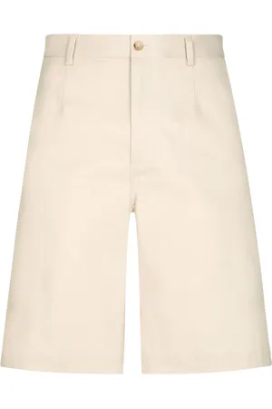 Dolce & Gabbana Logo-tag stretch-cotton shorts