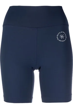Sporty & Rich Logo-print detail shorts