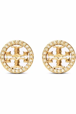 Tory Burch Miller pav?? stud earrings