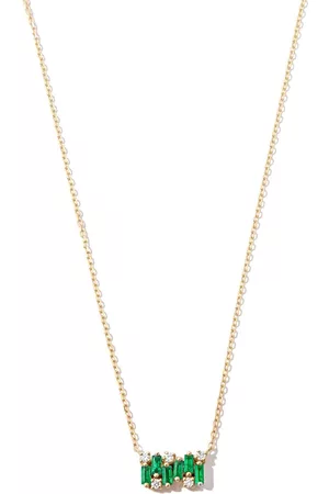 Suzanne Kalan Mulher Colares em ouro - 18kt yellow gold emerald necklace