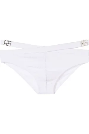 AMIR SLAMA Cut-out logo swimming trunks