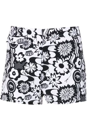 AMIR SLAMA Graphic-print swim shorts
