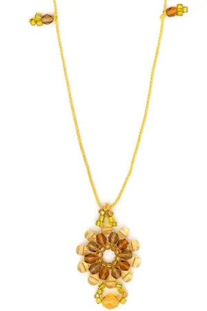 AMIR SLAMA Beaded detail necklace