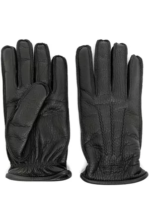 Giorgio Armani Grained leather gloves