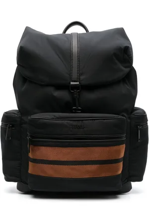Ermenegildo Zegna Stripe-trim backpack