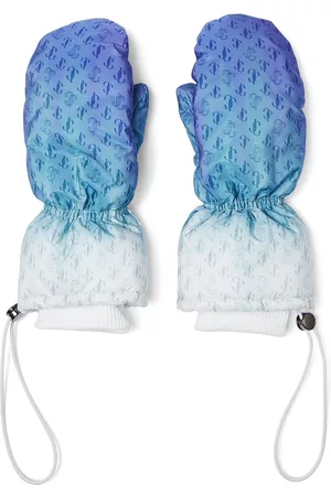 Jimmy Choo Mulher Acessórios Esqui - Monogram-print padded mittens