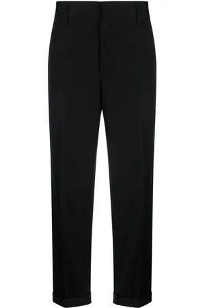 Golden Goose Logo-patch straight-leg trousers