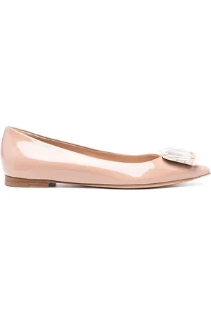 Gianvito Rossi Crystal-embellished Jaipur 15mm pumps