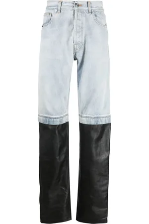 VTMNTS Panelled straight-leg jeans