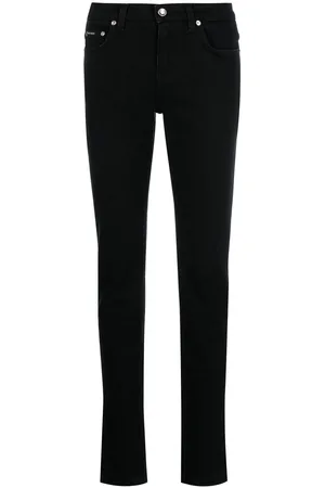 Dolce & Gabbana Logo-patch denim jeans