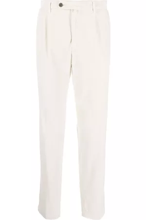 corneliani Homem Calças - Straight-leg corduroy trousers