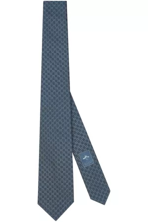 Gucci Homem Laços de Colarinho - Interlocking G silk tie