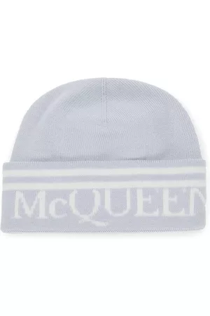 Alexander McQueen Intarsia-logo knitted beanie
