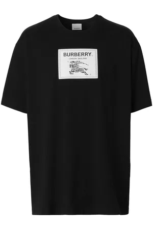 Burberry Logo-patch cotton T-shirt