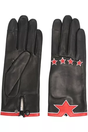 AGNELLE Star leather gloves