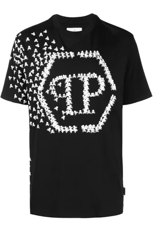 Philipp Plein Skull Bones logo-print T-shirt