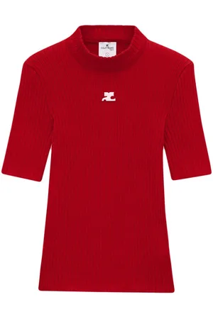 Courrèges Reedition rib-knit sweater