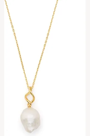 Maria Black Twister pearl necklace