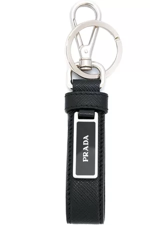 Prada Homem Acessórios de moda - Saffiano logo key chain