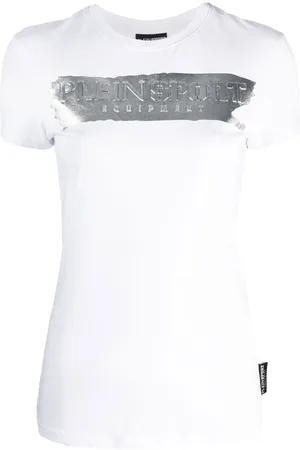 Philipp Plein Metallic logo-print T-shirt