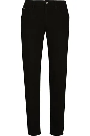 Dolce & Gabbana Logo-appliqu?? slim-cut jeans