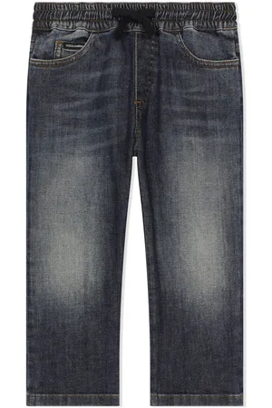 Dolce & Gabbana Logo-appliqu?? straight-leg jeans