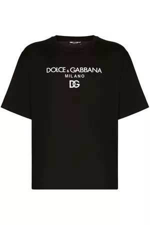Dolce & Gabbana Logo-embroidered cotton T-shirt