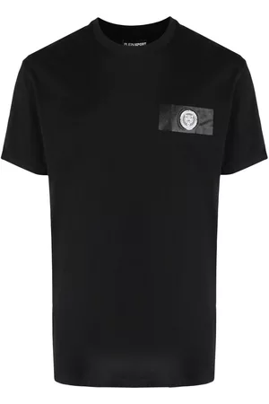 Philipp Plein Homem T-shirts & Manga Curta - Logo-patch short-sleeved T-shirt