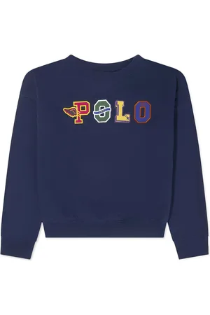 Ralph Lauren Appliqu??-logo crew-neck sweatshirt