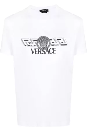 VERSACE Logo-print T-shirt