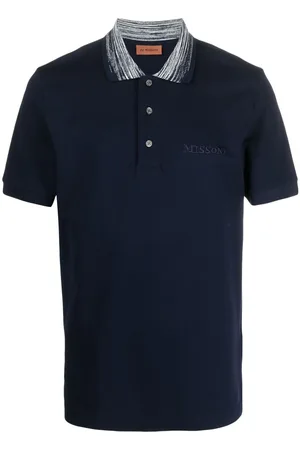Missoni Zig-zag collar polo shirt