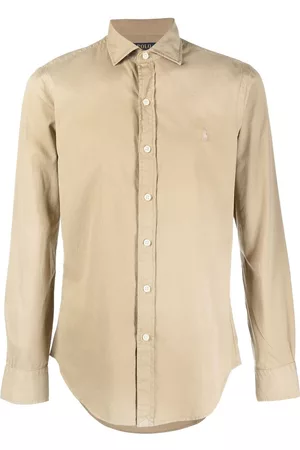 Ralph Lauren Slim-cut long-sleeved shirt