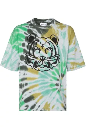 Kenzo Tiger tie-dye print T-shirt