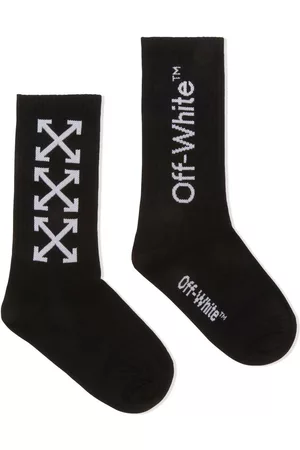 OFF-WHITE Arrows motif cotton-blend socks
